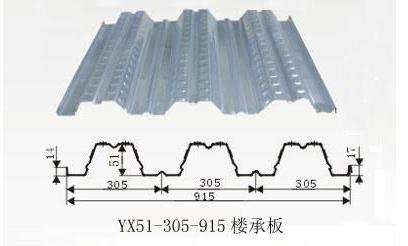 YXB51-305-915-1.4厚压型钢板